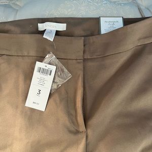 Chicos slacks tan NWT